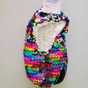Sequins slippers girls xs-small 9-1